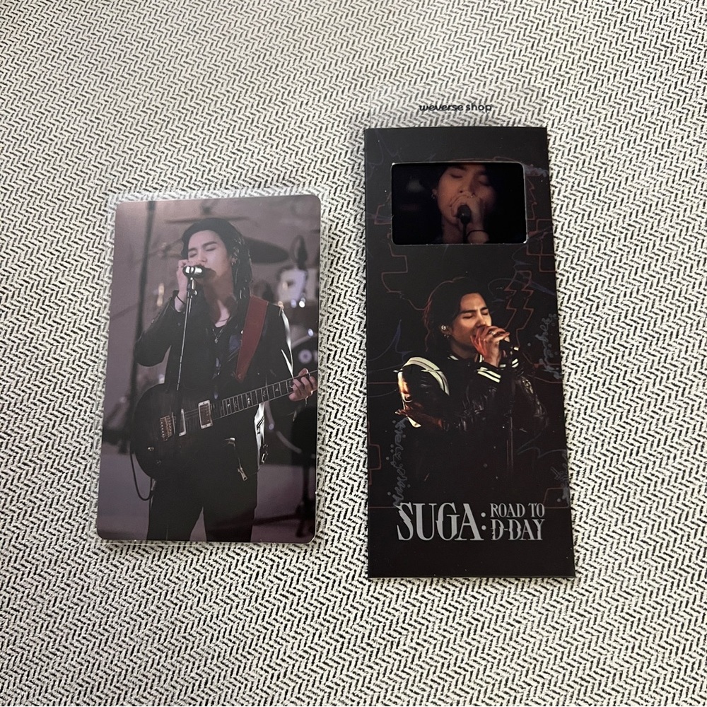 bts suga yoongi agust d road to d-day pc and filmstrip